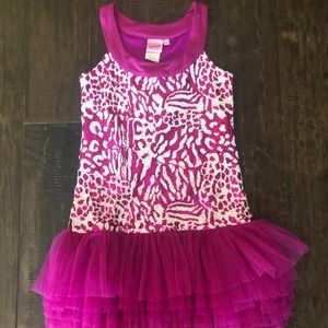 Pink Leopard Sparkling Dress
